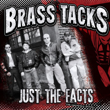 BRASS TACKS "Just The Facts" LP (Beer City) Red Vinyl